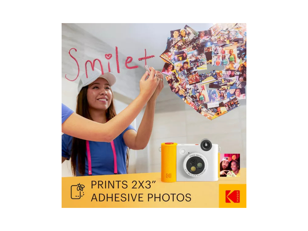 Buy Kodak Smile+ Instant Print Camera – 10MP, Bluetooth in Qatar Buy Kodak Smile+ Instant Print Camera – 10MP, Bluetooth in Qatar